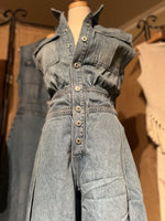 Denim Wide Legged Jumpsuit